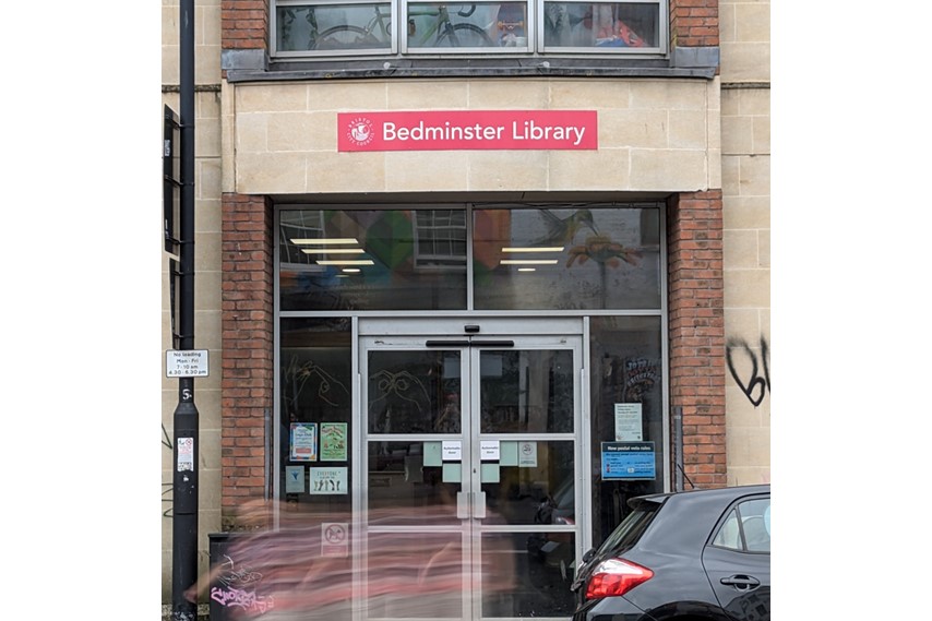 Street frontage of Bedminster Library